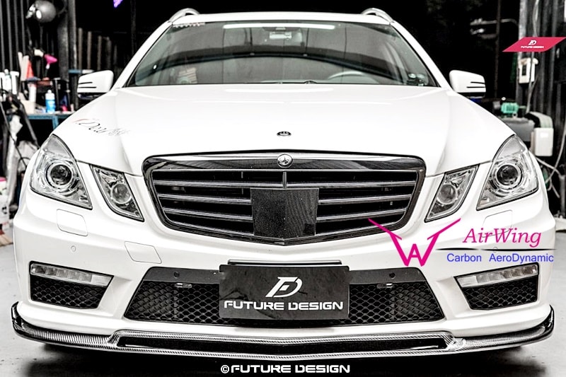Mercedes-Benz W212 E63 Pre Facelift- BRABUS carbon front lip 01